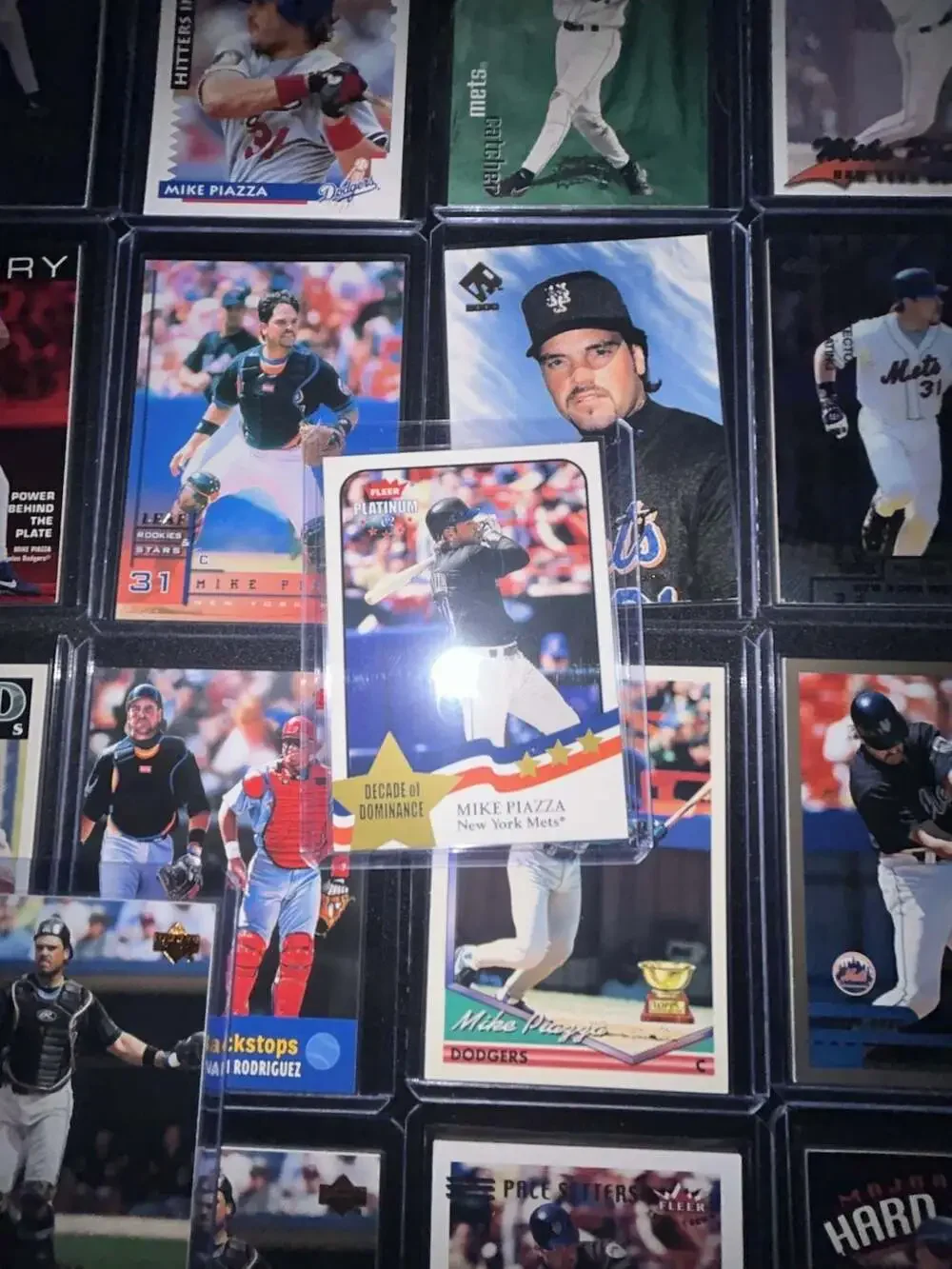 X20 Mike Piazza Baseball Card Lot Multiple Brands MLB Stars New York Mets Los An